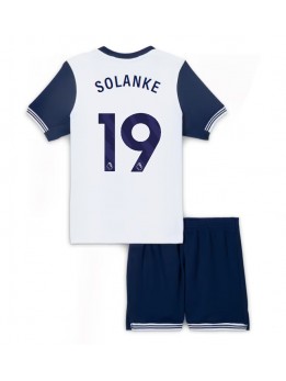 Tottenham Hotspur Dominic Solanke #19 Dječji Domaci Dres kompleti 2024-25 Kratak Rukavima (+ kratke hlače)